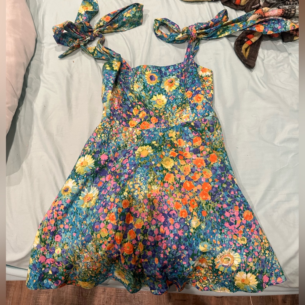 Adorable floral mini dress